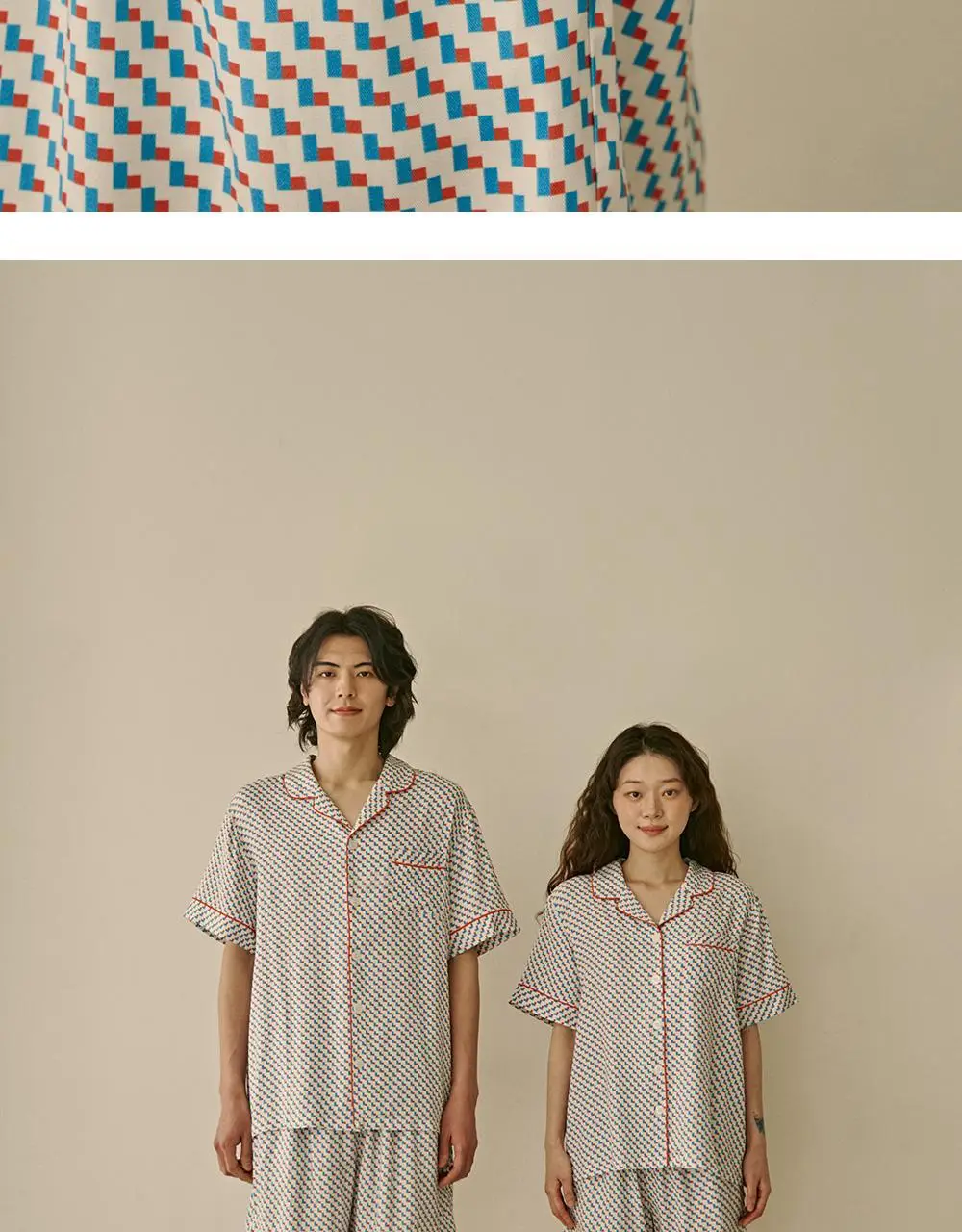 보웰 [BWTZ] 데이오프 비스코스 100% 파자마 반소매세트 블록 3종 상세페이지 24